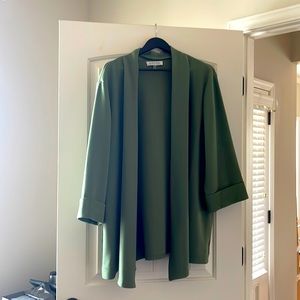 Plus Sized Kasper Olive Green Jacket